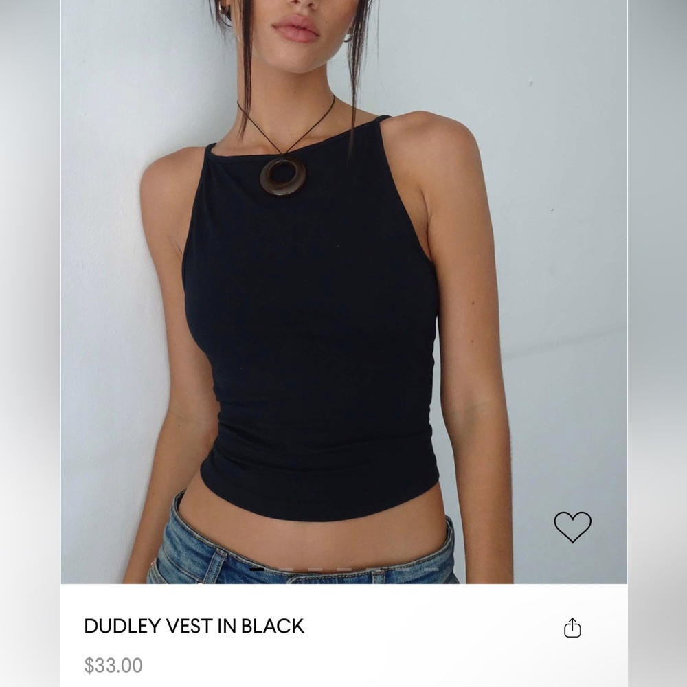 Dudley vest black